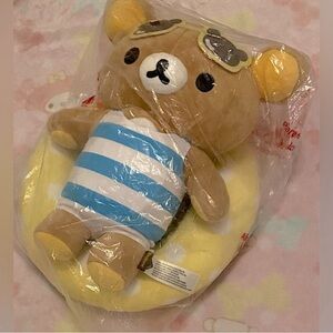 Rilakkuma San-X Large beach time plush (japan imported) NEW